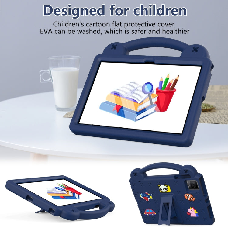 For Blackview Oscal Pad 15 2023 10.36/Tab 11 Handle Kickstand Children EVA Shockproof Tablet Case(Navy Blue) - Others by PMC Jewellery | Online Shopping South Africa | PMC Jewellery | Buy Now Pay Later Mobicred