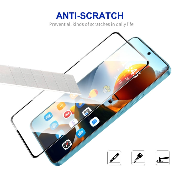 For OPPO Reno11 F 5pcs ENKAY Full Glue High Aluminum-silicon Tempered Glass Film - Reno11 F Tempered Glass by ENKAY | Online Shopping South Africa | PMC Jewellery | Buy Now Pay Later Mobicred