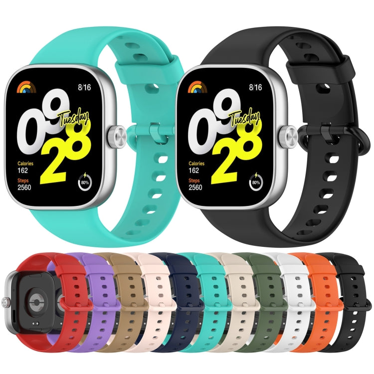 For Xiaomi Smart Band 9 Pro / 8 Pro Solid Color Colorful Buckle Silicone Watch Band(Teal) - free shipping - PMC TechLife - Order now!