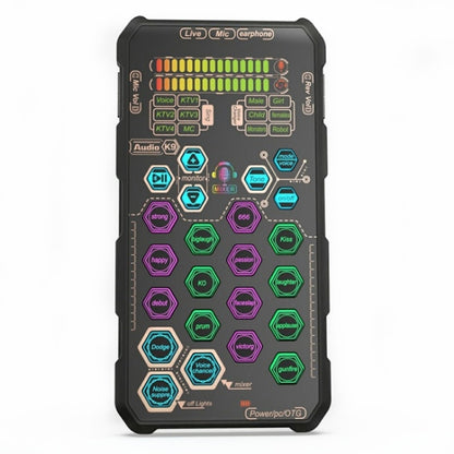 K9 Live Sound Card DJ Mixer Voice Changer Audio Mixer - Live Sound Effects Processors by PMC Jewellery | Online Shopping South Africa | PMC Jewellery | Buy Now Pay Later Mobicred