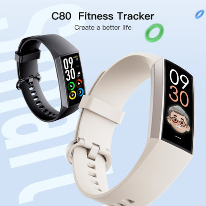 C80 IP67 Waterproof Smart Bracelet Sport Fitness Tracker(White) - Smart Wristbands by PMC Jewellery | Online Shopping South Africa | PMC Jewellery