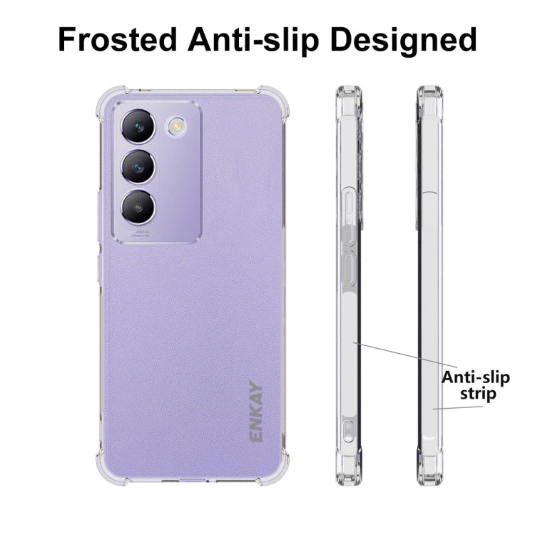 For OPPO Reno11 F 5G Global ENKAY Clear TPU Shockproof Anti-slip Phone Case - Reno11 F Cases by ENKAY | Online Shopping South Africa | PMC Jewellery | Buy Now Pay Later Mobicred