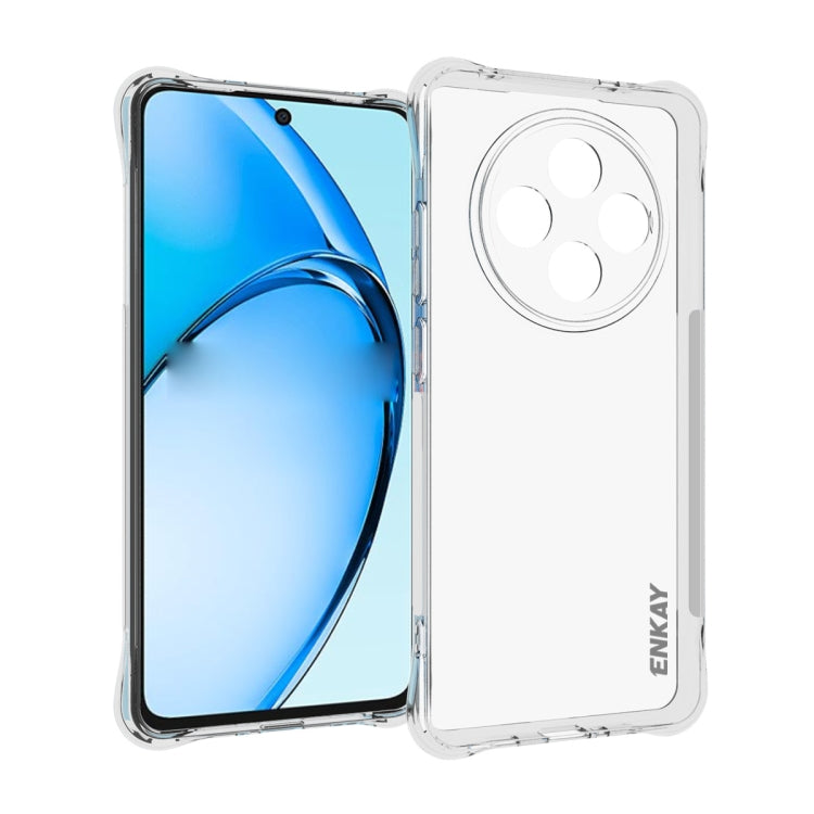 For OPPO Reno12 F 5G Global ENKAY Clear TPU Shockproof Anti-slip Phone Case - OPPO Cases by ENKAY | Online Shopping South Africa | PMC Jewellery | Buy Now Pay Later Mobicred