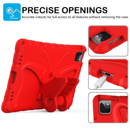 For iPad Pro 11 2024 Butterfly Bracket EVA Shockproof Tablet Case(Red) - iPad Pro 11 2024 Cases by PMC Jewellery | Online Shopping South Africa | PMC Jewellery | Buy Now Pay Later Mobicred