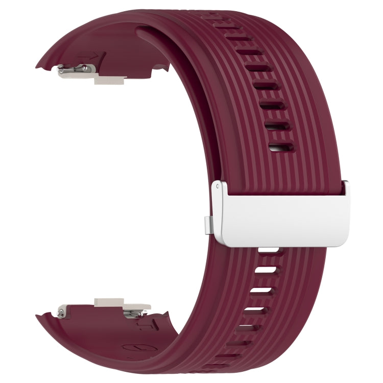 For Huawei Watch D Blood Pressure Watch Silicone Watch Band(Wine Red) - Watch Bands by PMC Jewellery | Online Shopping South Africa | PMC Jewellery