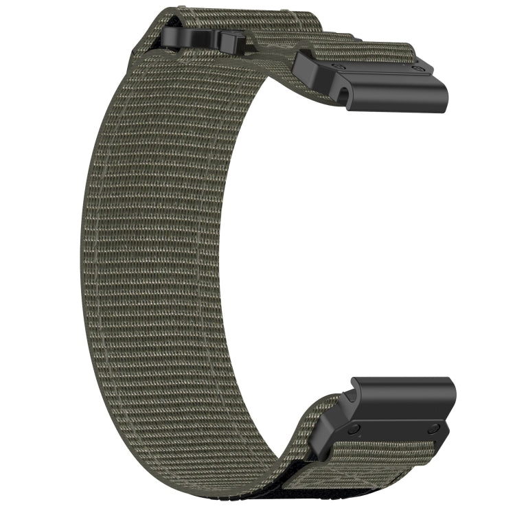 For Garmin Epix Pro 47mm 22mm Nylon Hook And Loop Fastener Watch Band(Grey) - Watch Bands by PMC Jewellery | Online Shopping South Africa | PMC Jewellery