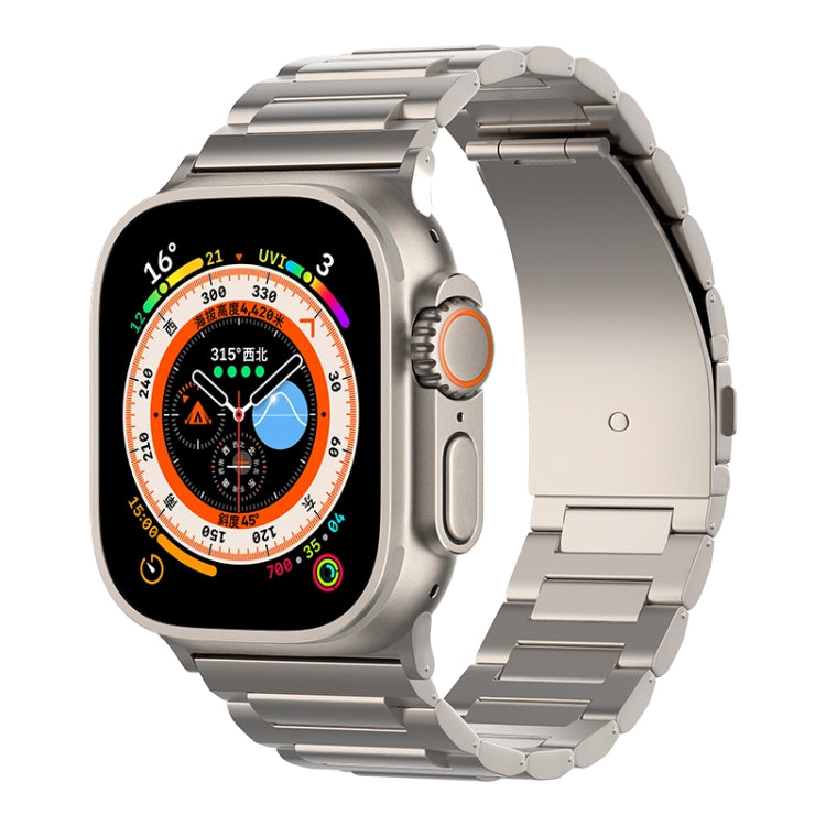 For Apple Watch Ultra 2 49mm I-Shaped Titanium Watch Band(Titanium) - Watch Bands by PMC Jewellery | Online Shopping South Africa | PMC Jewellery