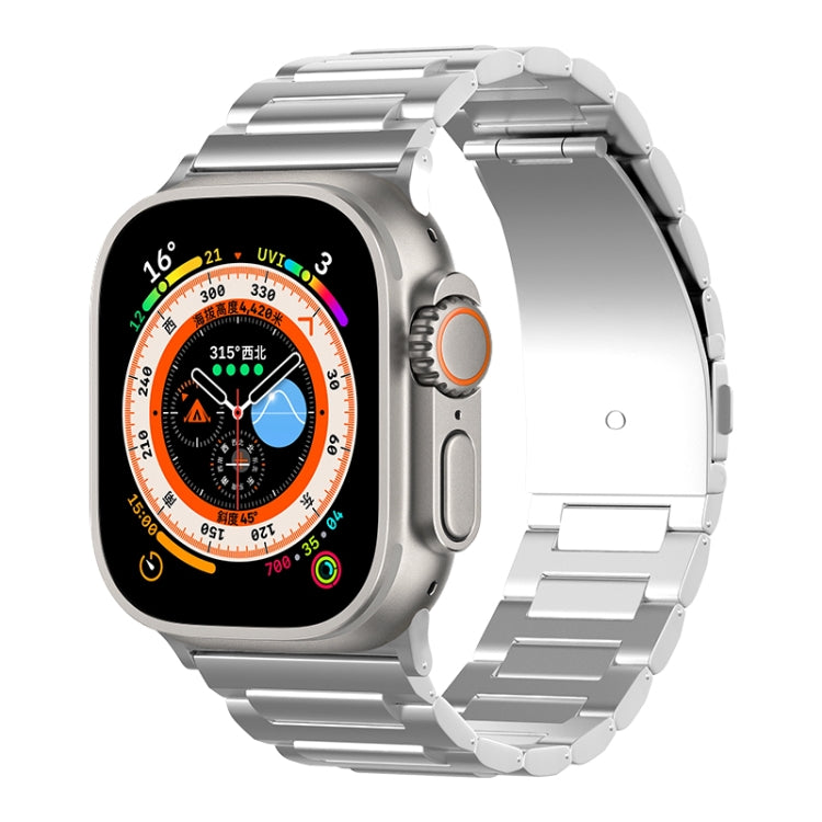 For Apple Watch SE 2023 44mm I-Shaped Titanium Watch Band(Sliver) - Watch Bands by PMC Jewellery | Online Shopping South Africa | PMC Jewellery