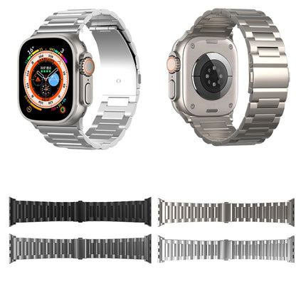 For Apple Watch SE 2023 44mm I-Shaped Titanium Watch Band(Titanium) - Watch Bands by PMC Jewellery | Online Shopping South Africa | PMC Jewellery