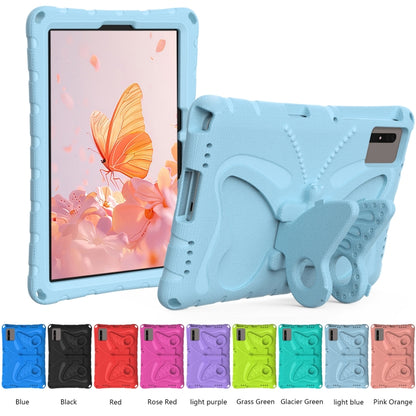 For Samsung Galaxy Tab S9 FE X510 Butterfly Bracket EVA Shockproof Tablet Case(Light Blue) - Galaxy Tab S9 FE by PMC Jewellery | Online Shopping South Africa | PMC Jewellery | Buy Now Pay Later Mobicred