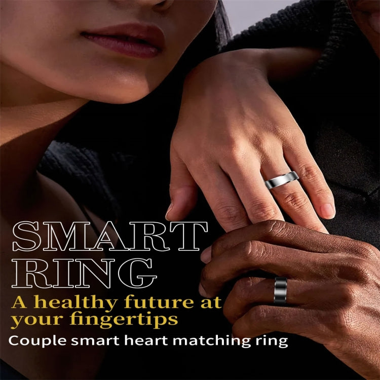 R6 SIZE 8 Smart Ring, Support Heart Rate / Blood Oxygen / Sleep Monitoring(Black) - Smart Rings / Smart Telephones by PMC TechLife | Online Shopping South Africa | PMC TechLife | Buy Now Pay Later Mobicred