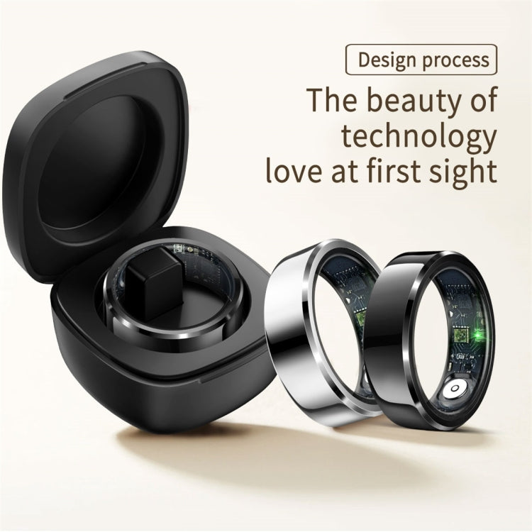 R6 SIZE 8 Smart Ring, Support Heart Rate / Blood Oxygen / Sleep Monitoring(Black) - Smart Rings / Smart Telephones by PMC TechLife | Online Shopping South Africa | PMC TechLife | Buy Now Pay Later Mobicred