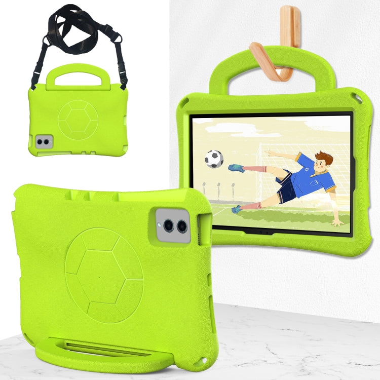 For Lenovo Tab M11 / Xiaoxin Pad 11 2024 Handle Football Shaped EVA Shockproof Tablet Case(Grass Green) - Lenovo by PMC Jewellery | Online Shopping South Africa | PMC Jewellery | Buy Now Pay Later Mobicred