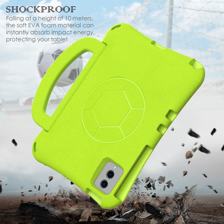 For Lenovo Tab M11 / Xiaoxin Pad 11 2024 Handle Football Shaped EVA Shockproof Tablet Case(Grass Green) - Lenovo by PMC Jewellery | Online Shopping South Africa | PMC Jewellery | Buy Now Pay Later Mobicred