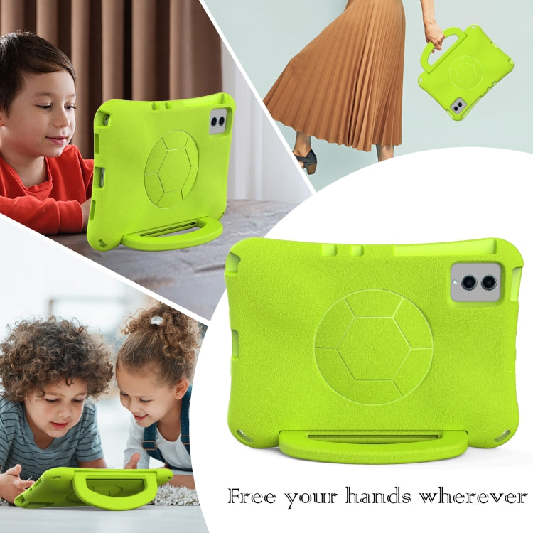 For Lenovo Tab M11 / Xiaoxin Pad 11 2024 Handle Football Shaped EVA Shockproof Tablet Case(Grass Green) - Lenovo by PMC Jewellery | Online Shopping South Africa | PMC Jewellery | Buy Now Pay Later Mobicred