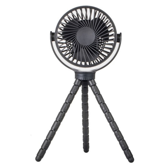 WX1020 Portable Handheld Summer Fan Flexible Octopus Tripod Baby Stroller Desktop Fan(Black) - Electric Fans by PMC Jewellery | Online Shopping South Africa | PMC Jewellery | Buy Now Pay Later Mobicred