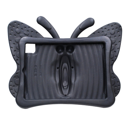 For iPad Air 11 2025 / 2024 Butterfly Bracket Kids EVA Shockproof Tablet Case(Black) - iPad Air 11 2025 / 2024 Cases by PMC Jewellery | Online Shopping South Africa | PMC Jewellery | Buy Now Pay Later Mobicred