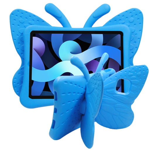 For iPad Air 11 2025 / 2024 Butterfly Bracket Kids EVA Shockproof Tablet Case(Blue) - iPad Air 11 2025 / 2024 Cases by PMC Jewellery | Online Shopping South Africa | PMC Jewellery | Buy Now Pay Later Mobicred