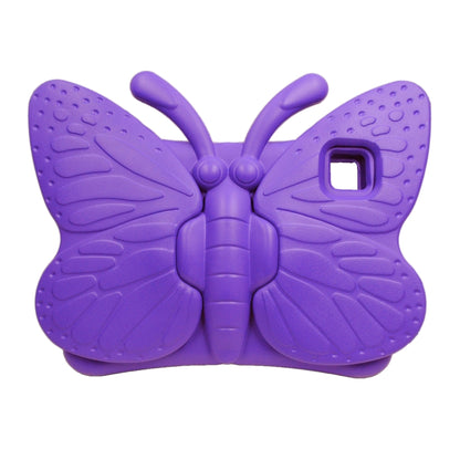 For iPad Air 11 2024 Butterfly Bracket Kids EVA Shockproof Tablet Case(Purple) - iPad Air 11 2024 Cases by PMC Jewellery | Online Shopping South Africa | PMC Jewellery | Buy Now Pay Later Mobicred