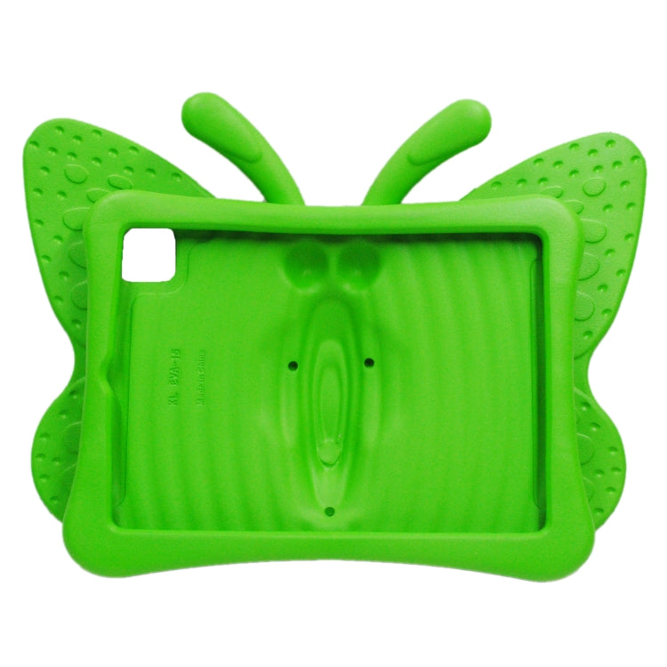 For iPad Air 11 2024 Butterfly Bracket Kids EVA Shockproof Tablet Case(Green) - iPad Air 11 2024 Cases by PMC Jewellery | Online Shopping South Africa | PMC Jewellery | Buy Now Pay Later Mobicred