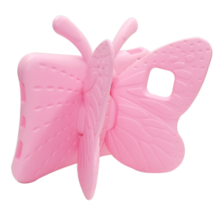 For iPad Air 11 2024 Butterfly Bracket Kids EVA Shockproof Tablet Case(Pink) - iPad Air 11 2024 Cases by PMC Jewellery | Online Shopping South Africa | PMC Jewellery | Buy Now Pay Later Mobicred