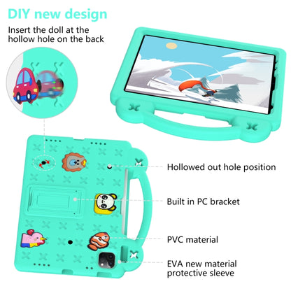 For iPad Air 11 2024 Handle Kickstand Children EVA Shockproof Tablet Case(Mint Green) - iPad Air 11 2024 Cases by PMC Jewellery | Online Shopping South Africa | PMC Jewellery | Buy Now Pay Later Mobicred