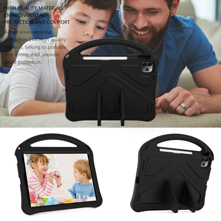 For iPad Pro 11 2024 EVA Shockproof Tablet Case with Holder(Black) - iPad Pro 11 2024 Cases by PMC TechLife | Online Shopping South Africa | PMC TechLife | Buy Now Pay Later Mobicred
