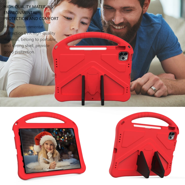 For iPad Pro 11 2024 EVA Shockproof Tablet Case with Holder(Red) - iPad Pro 11 2024 Cases by PMC Jewellery | Online Shopping South Africa | PMC Jewellery | Buy Now Pay Later Mobicred