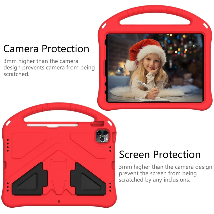 For iPad Pro 11 2024 EVA Shockproof Tablet Case with Holder(Red) - iPad Pro 11 2024 Cases by PMC Jewellery | Online Shopping South Africa | PMC Jewellery | Buy Now Pay Later Mobicred