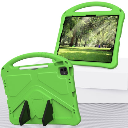 For iPad Air 13 2024 EVA Shockproof Tablet Case with Holder(Green) - iPad Air 13 2024 Cases by PMC Jewellery | Online Shopping South Africa | PMC Jewellery | Buy Now Pay Later Mobicred