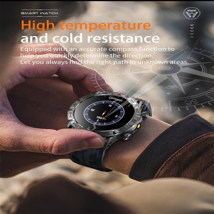 KC80 1.43 inch Color Screen Smart Watch, Support AI Voice Assistant / Bluetooth Call(Camouflage Black) - Smart Watches by PMC TechLife | Online Shopping South Africa | PMC TechLife | Buy Now Pay Later Mobicred