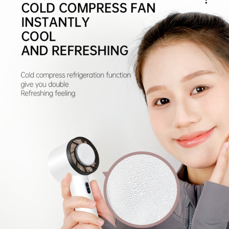 WX-625 Cold Compress Function Portable Mini Summer Fan Handheld Cooling Fan(Baby Blue) - Electric Fans by PMC TechLife | Online Shopping South Africa | PMC TechLife | Buy Now Pay Later Mobicred