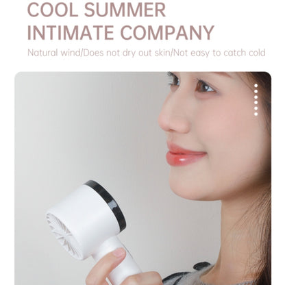 WX-625 Cold Compress Function Portable Mini Summer Fan Handheld Cooling Fan(White) - Electric Fans by PMC Jewellery | Online Shopping South Africa | PMC Jewellery | Buy Now Pay Later Mobicred