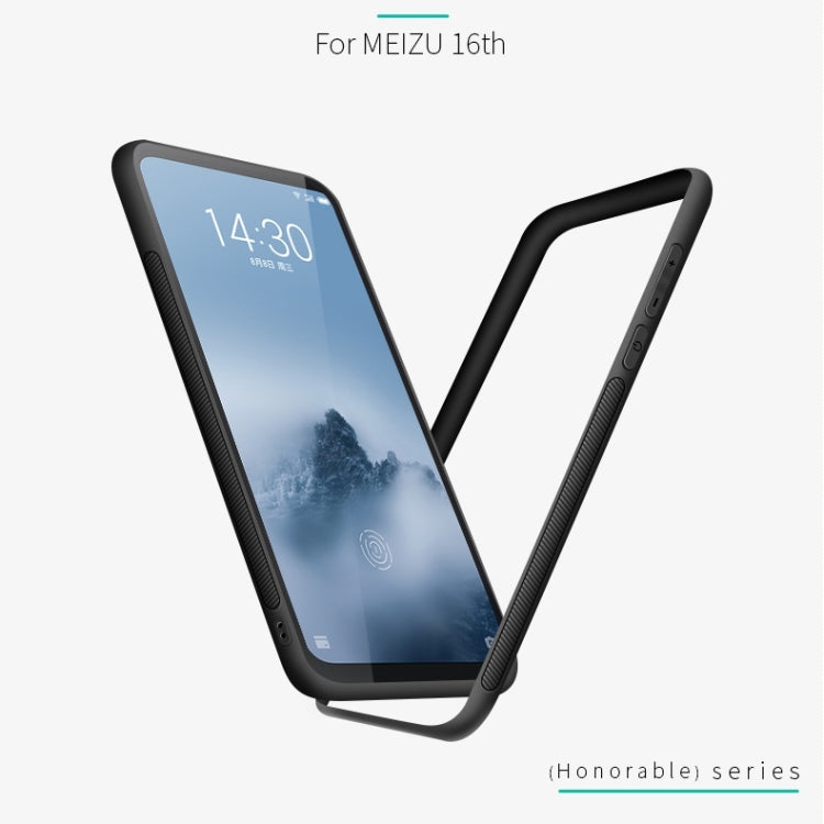 PINWUYO Shockproof Waterproof Full Coverage PC + TPU + Skin Protective Case for Meizu 16th(Gray) - Meizu by PINWUYO | Online Shopping South Africa | PMC Jewellery | Buy Now Pay Later Mobicred