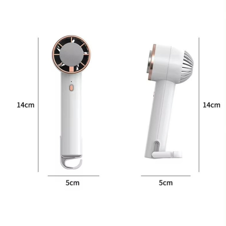 CL02 Outdoor Summer Cooler Cooling Effect Handheld Fan USB Semiconductor Fan(White) - Electric Fans by PMC Jewellery | Online Shopping South Africa | PMC Jewellery | Buy Now Pay Later Mobicred