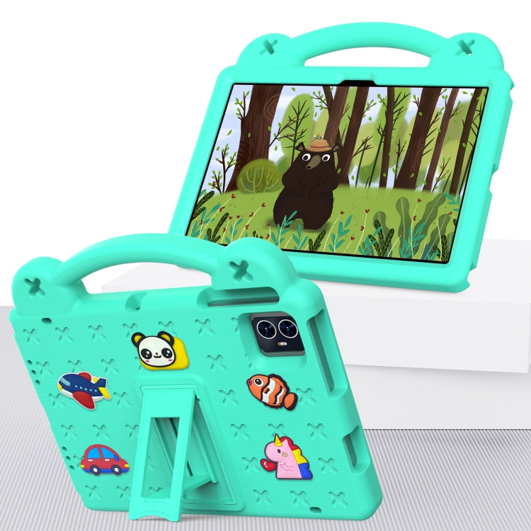 For Blackview Tab 80 10.1 2023 Handle Kickstand Children EVA Shockproof Tablet Case(Mint Green) - Others by PMC Jewellery | Online Shopping South Africa | PMC Jewellery | Buy Now Pay Later Mobicred