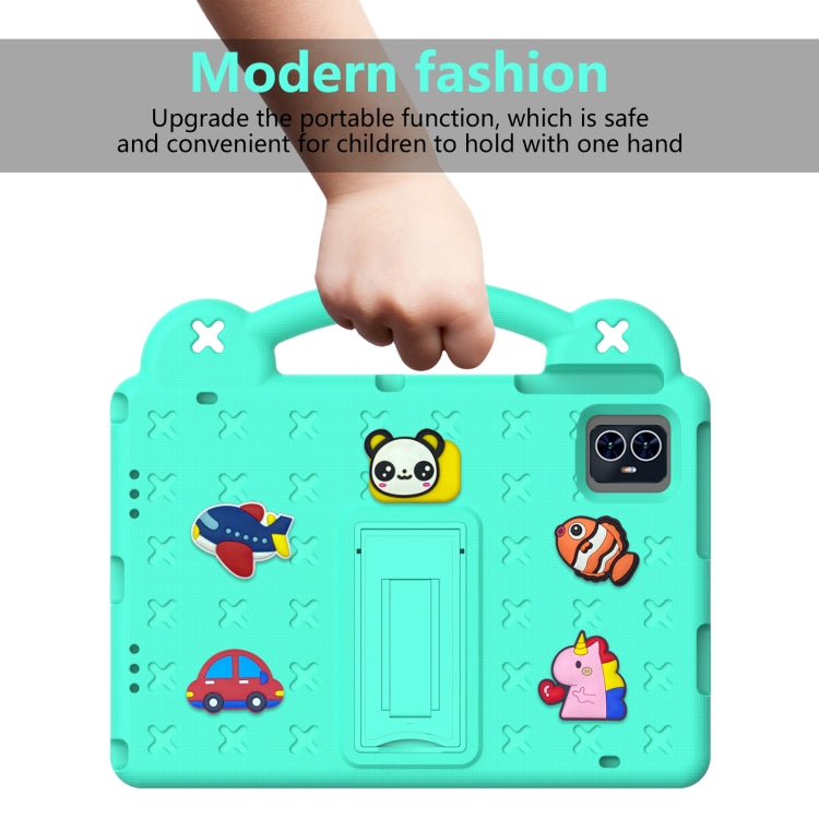 For Blackview Tab 80 10.1 2023 Handle Kickstand Children EVA Shockproof Tablet Case(Mint Green) - Others by PMC Jewellery | Online Shopping South Africa | PMC Jewellery | Buy Now Pay Later Mobicred