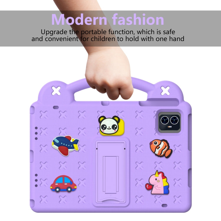 For Blackview Tab 80 10.1 2023 Handle Kickstand Children EVA Shockproof Tablet Case(Light Purple) - Others by PMC Jewellery | Online Shopping South Africa | PMC Jewellery | Buy Now Pay Later Mobicred