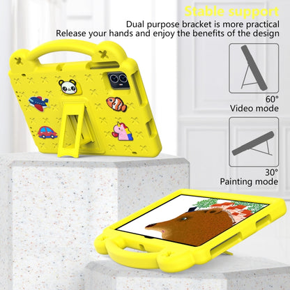 For Blackview Tab 80 10.1 2023 Handle Kickstand Children EVA Shockproof Tablet Case(Yellow) - Others by PMC Jewellery | Online Shopping South Africa | PMC Jewellery | Buy Now Pay Later Mobicred