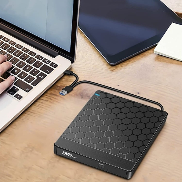 042  Football Pattern USB3.0 / Type-C Computer Laptop External Optical Drive Burner DVD Burner - free shipping - PMC Jewellery - Order now!