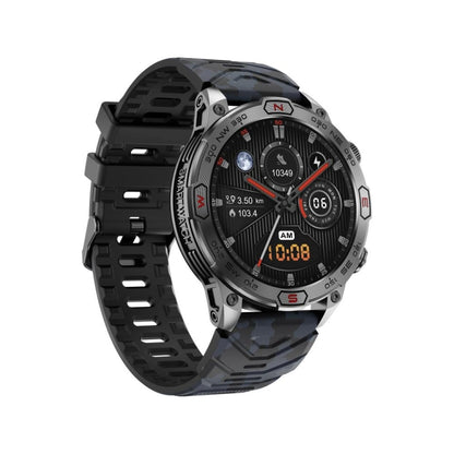 KC86 1.43 inch Color Screen Smart Watch, Support Bluetooth Call / Health Monitoring(Camouflage Black) - Smart Watches by PMC Jewellery | Online Shopping South Africa | PMC Jewellery | Buy Now Pay Later Mobicred