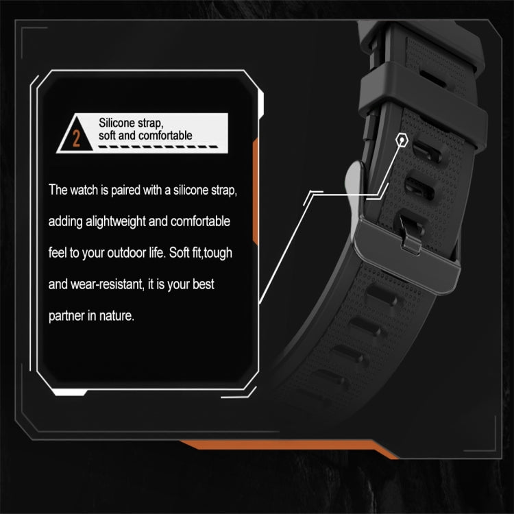 KC86 1.43 inch Color Screen Smart Watch, Support Bluetooth Call / Health Monitoring(Camouflage Black) - Smart Watches by PMC Jewellery | Online Shopping South Africa | PMC Jewellery | Buy Now Pay Later Mobicred