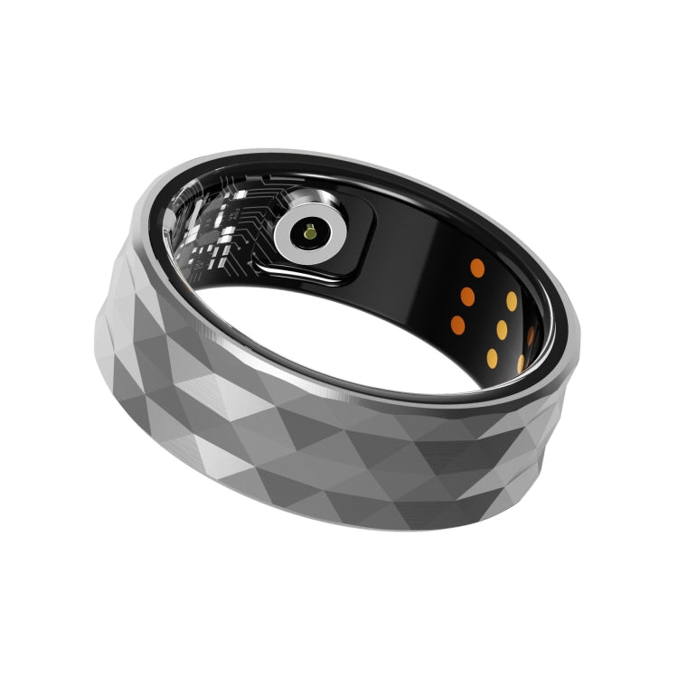 R12M SIZE 18 Smart Ring, Support Health Monitoring / Multiple Exercise Modes(Silver) - Smart Rings / Smart Telephones by PMC Jewellery | Online Shopping South Africa | PMC Jewellery | Buy Now Pay Later Mobicred