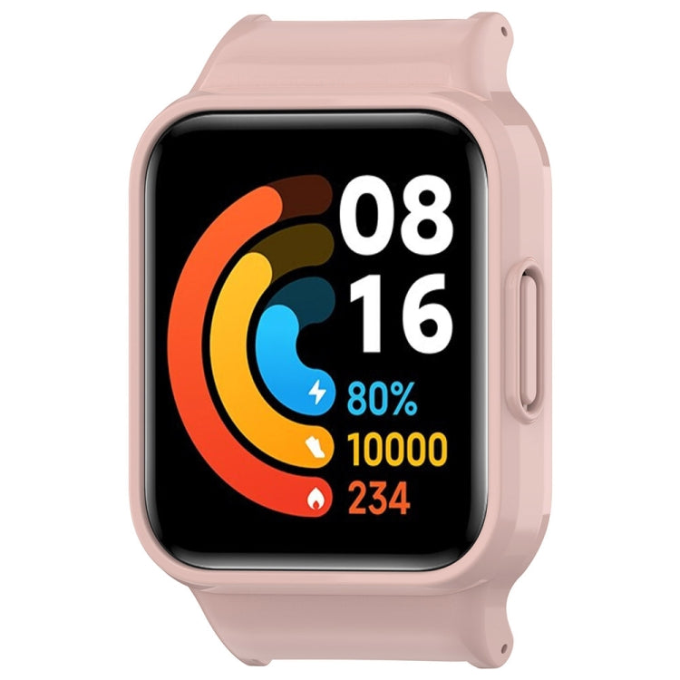 For Redmi Watch 4 Half Pack PC Watch Protective Case(Pink) - Watch Cases by PMC TechLife | Online Shopping South Africa | PMC TechLife | Buy Now Pay Later Mobicred