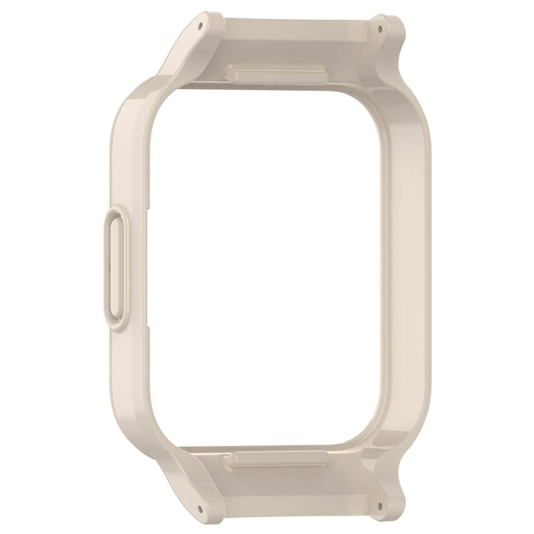 For Redmi Watch 4 Half Pack PC Watch Protective Case(Creamy White) - Watch Cases by PMC TechLife | Online Shopping South Africa | PMC TechLife | Buy Now Pay Later Mobicred