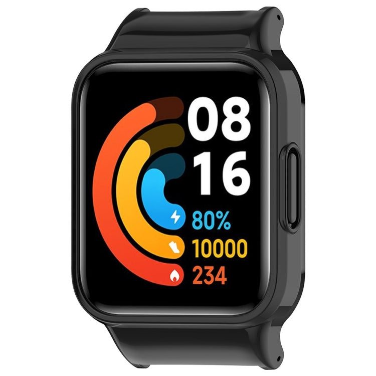 For Redmi Watch 2 Half Pack PC Watch Protective Case(Black) - Watch Cases by PMC TechLife | Online Shopping South Africa | PMC TechLife | Buy Now Pay Later Mobicred