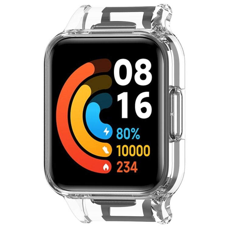 For Redmi Watch 2 Half Pack PC Watch Protective Case(Transparent) - Watch Cases by PMC TechLife | Online Shopping South Africa | PMC TechLife | Buy Now Pay Later Mobicred