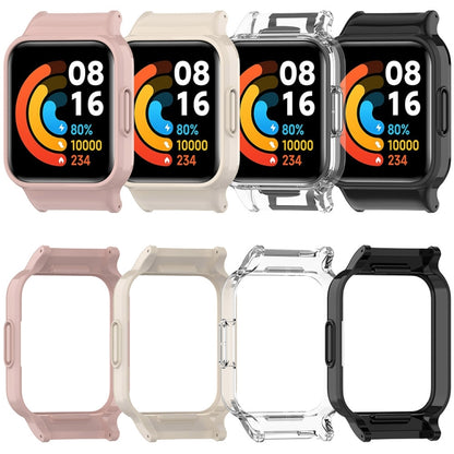 For Redmi Watch 4 Half Pack PC Watch Protective Case(Black) - Watch Cases by PMC Jewellery | Online Shopping South Africa | PMC Jewellery | Buy Now Pay Later Mobicred