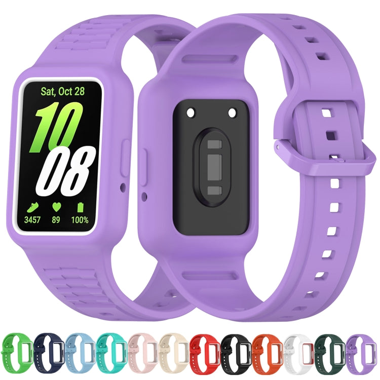 For  Huawei Band 8 NFC Two Color Frame Integrated Silicone Watch Band(Light Pink) - free shipping - PMc TechLife - Order now!