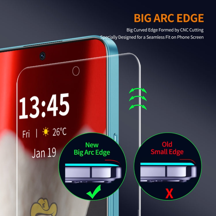 For Samsung Galaxy S24 FE 5G ENKAY 9H Big Arc Edge High Aluminum-silicon Tempered Glass Film - Galaxy S24 FE 5G Tempered Glass by ENKAY | Online Shopping South Africa | PMC Jewellery | Buy Now Pay Later Mobicred